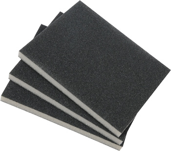 Sanding sponge for wood and metal, fine/ medium/coarse