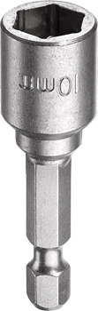 Llave de vaso con inserción hexagonal, 10 mm