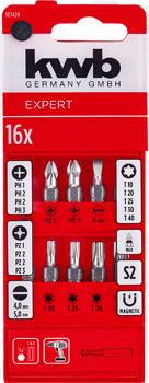 Combination Bit Box, 16 pcs.