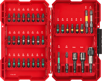 Impact Bit Set, M-CASE, 37 pcs.