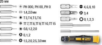 Safety Bit Set, 37 pcs.