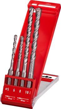 HB4 SDS Plus Hammer Drill Set, 4 pcs.