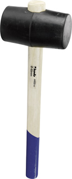 Rubber mallet, wooden shaft