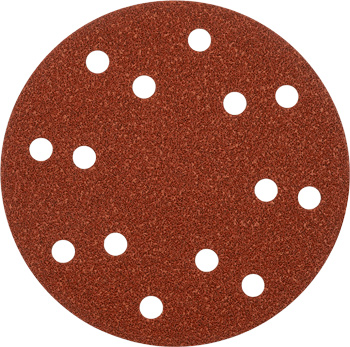 Quick-Stick Aluminium Oxide Sanding Discs for Wood and Metal, Perforated, 5 pcs., Ø 150 mm, Grit 80