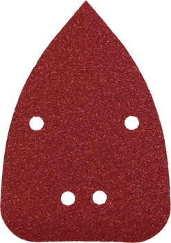 Quick-Stick Aluminium Oxide Sanding Triangles for Wood and Metal, Perforated, 5 pcs., 96 x 136 mm, Grit 240