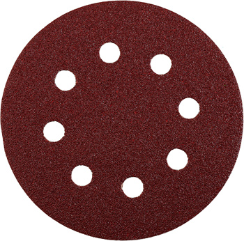 Quick-Stick Sanding Discs for Wood and Metal, Aluminium Oxide, Perforated, Ø 115 mm, G 40