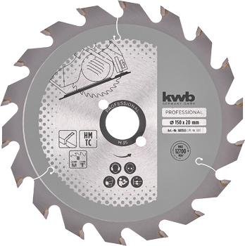 Panneaux de particules lames de scies circulaires pour scies circulaires Ø 150 x 20 mm