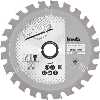 TCT Circular Saw Blade Multicut, Ø 160 x 20 mm       