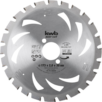 TCT Thin-Cutting Circular Saw Blade Longer Battery Life, Ø 173 x 30 mm