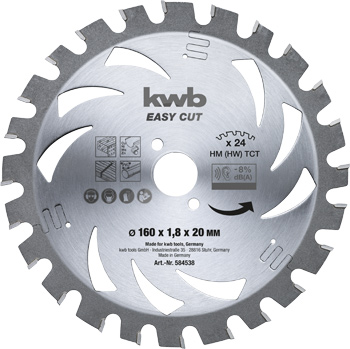 TCT Thin-Cut Circular Saw Blade Longer Battery Life, T30, Ø 184 x 20 mm