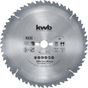 TCT Circular Saw Blade for Timber, Ø 350 x 30 mm