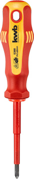 VDE insulated screwdriver, PH1, 80 mm