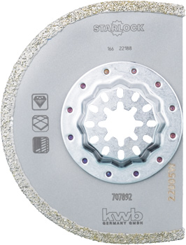 Diamond Saw Blade with Starlock Mount, Half-Round, 90 x 2.2 mm