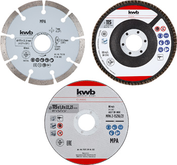 Cutting Disc Starter Set, 10-pcs., Ø 115 mm