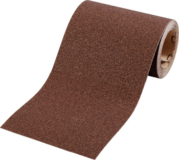 Aluminium Oxide Abrasive Roll for Wood and Metal, 5 m x 115 mm, Grit 60