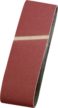 Bandes abrasives, BOIS & MÉTAL, corindon affiné, 75 x 533 mm, 40