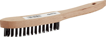 Hand Wire Brush, 4-Row