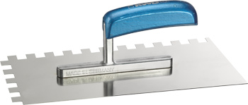 Smoothing Trowel, 2-Sided Notched, 280 x 130 mm