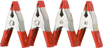 Spring clamps set, 4 pcs., 50 x 20 mm